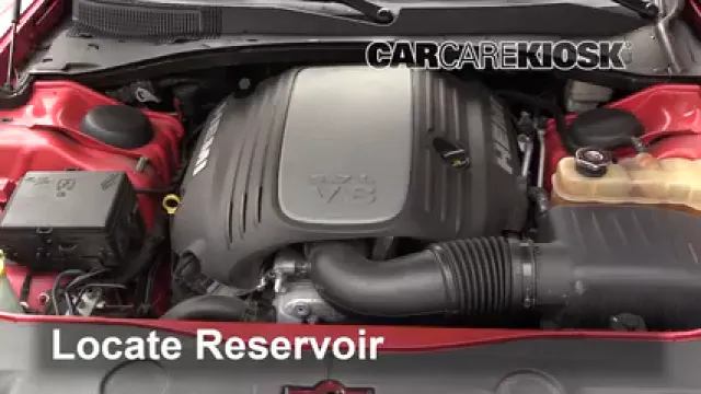 2012 Dodge Charger RT 5.7L V8 Líquido limpiaparabrisas Agregar líquido